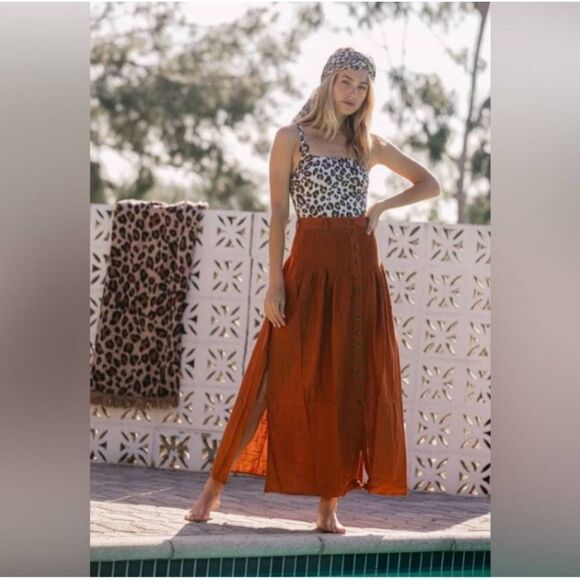 Spell & The Gypsy Collective Bodhi One Piece Leopard Print‎ Swimsuit Sz S Beachy - Picture 4 of 9